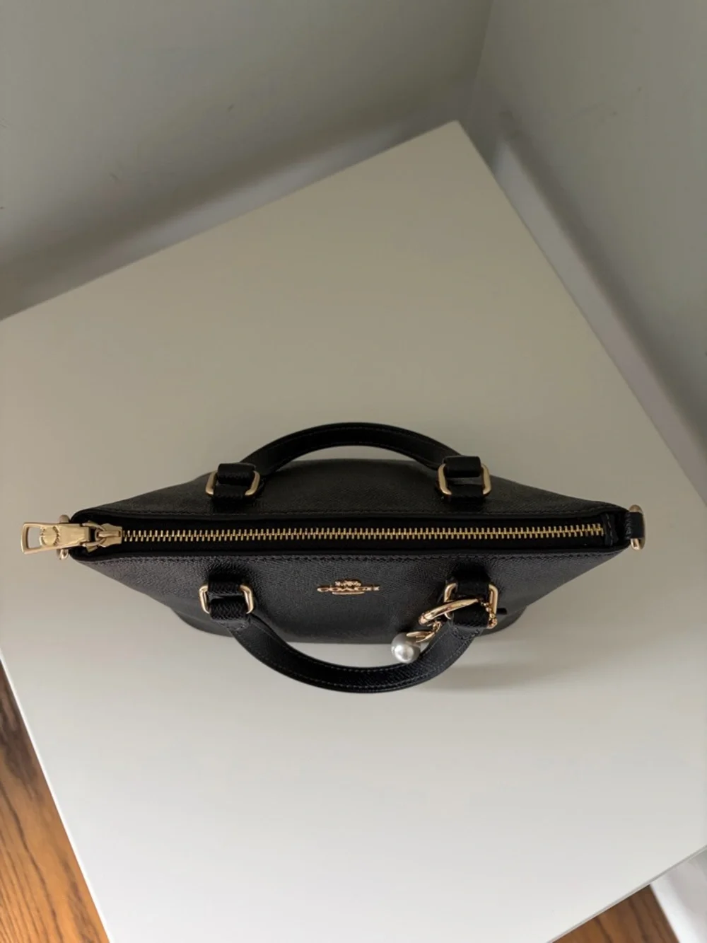 Coach Mini Gallery Tote Bag With Cherry Charm - Picture 6 of 14